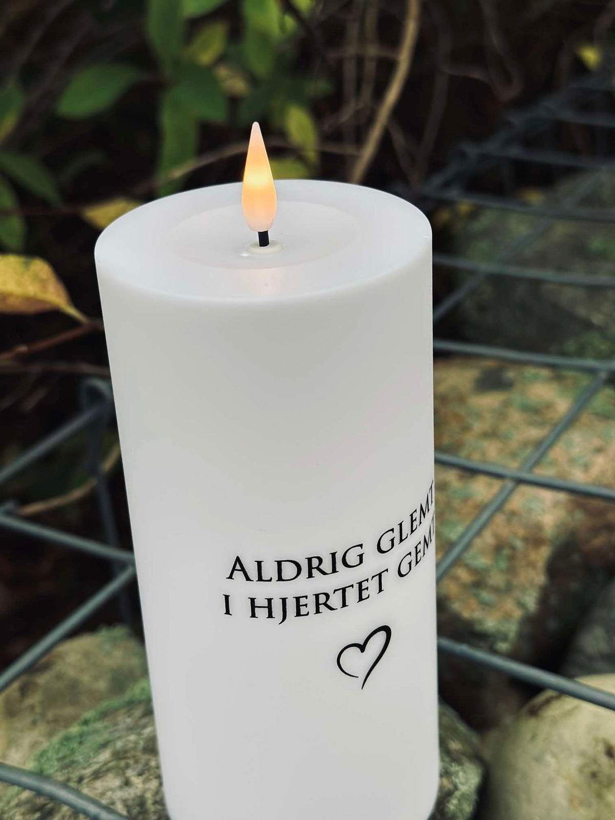 LED Gravlys - Aldri glemt