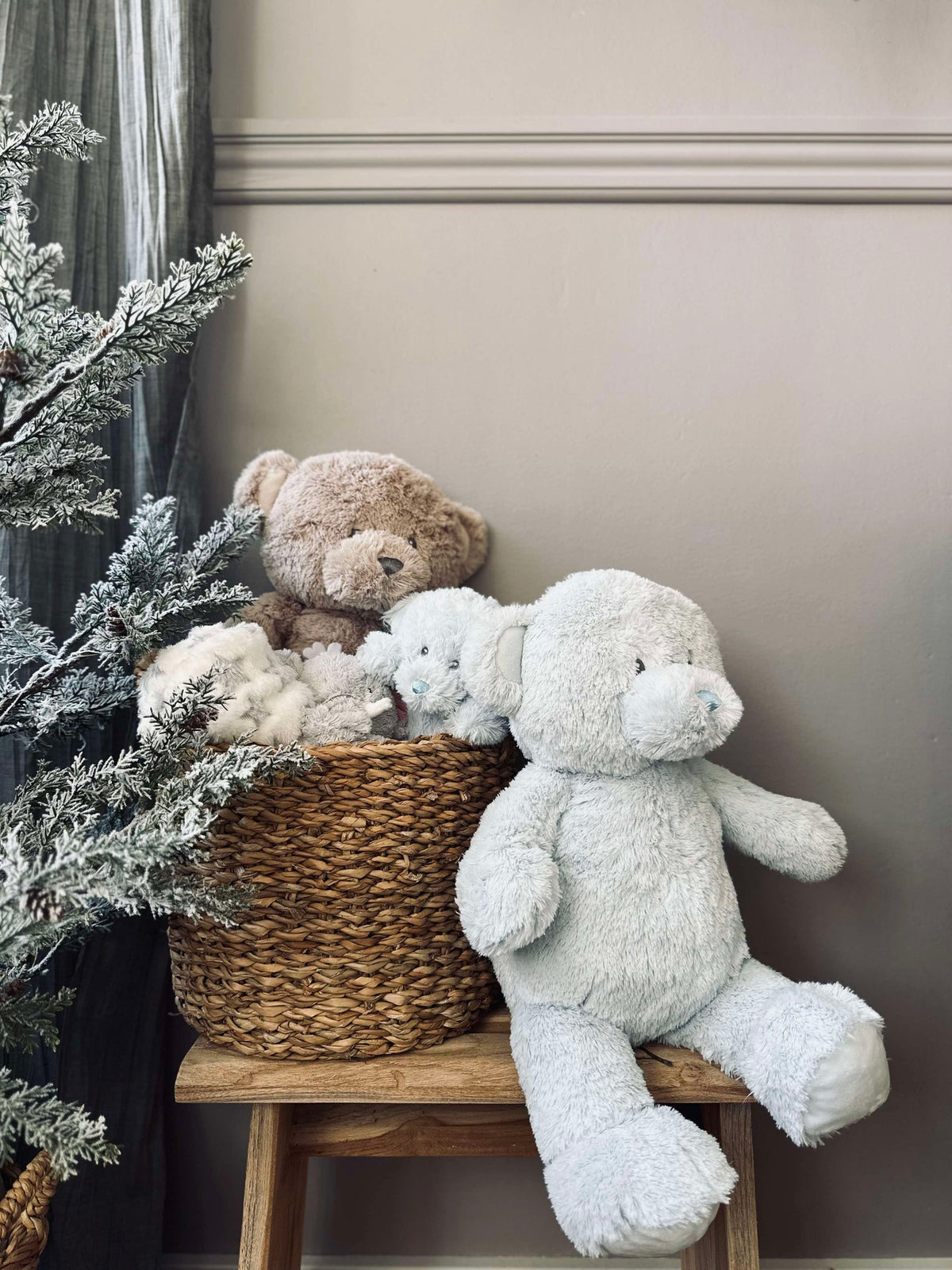 Bamse 43cm - Blå