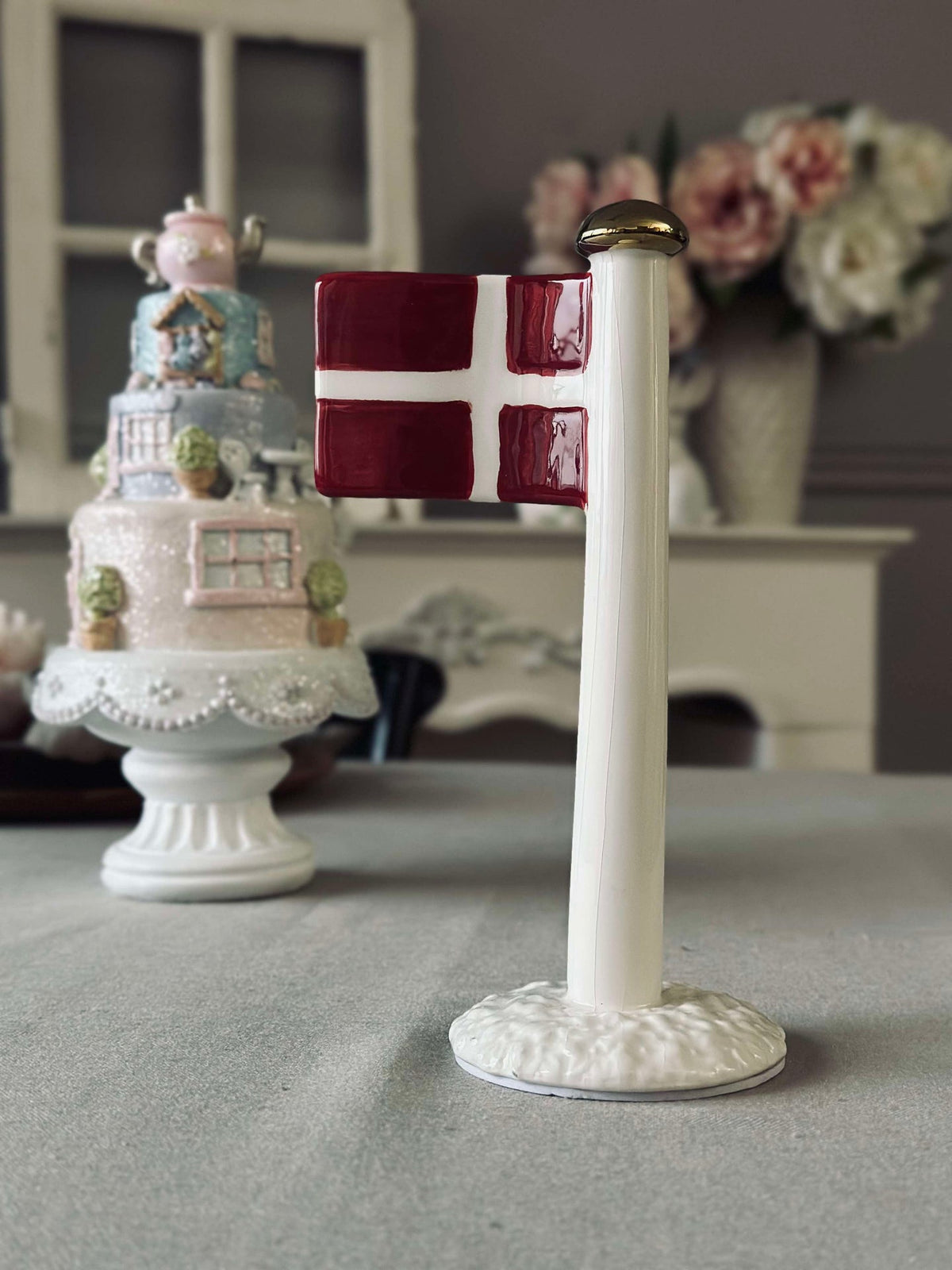 Flagg keramikk – Dannebrog