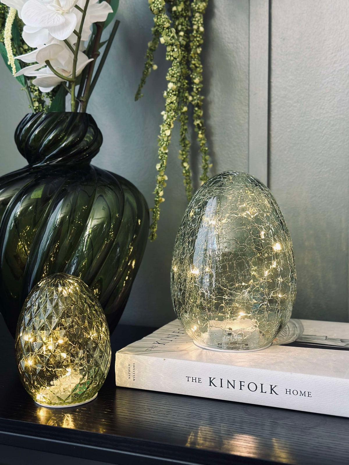 Lampe kule - Green diamond