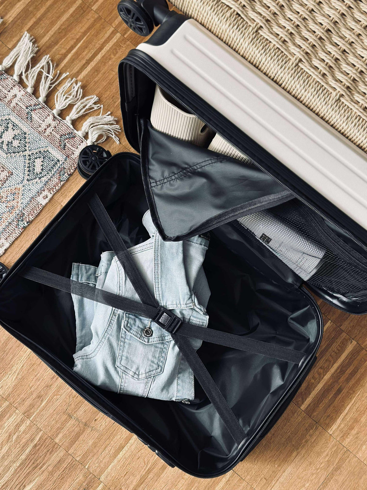Koffert Trolley - Beige