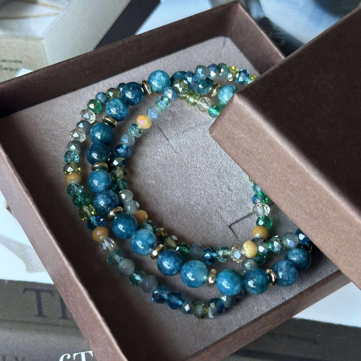 Armbånd Luna Sea Green – Sett med 3 stk