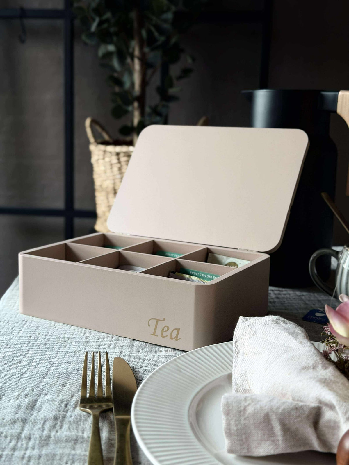 TEA kasse - Krem eller Rosa