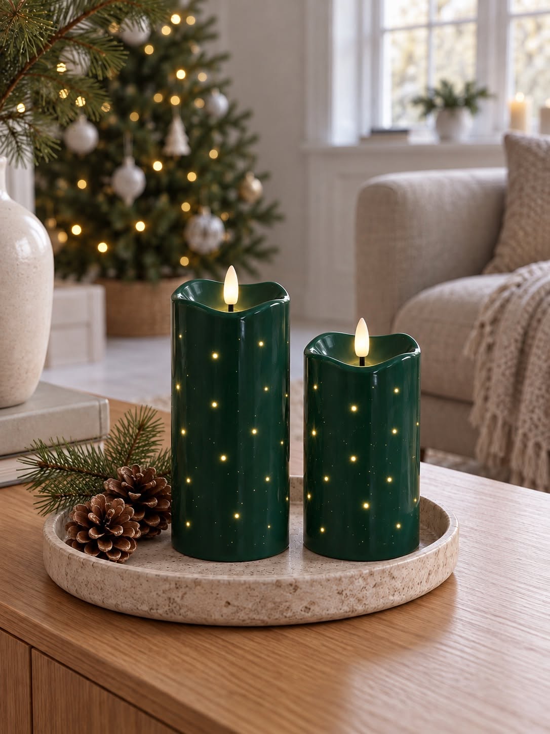 LED Blokklys TWINKLE grønn