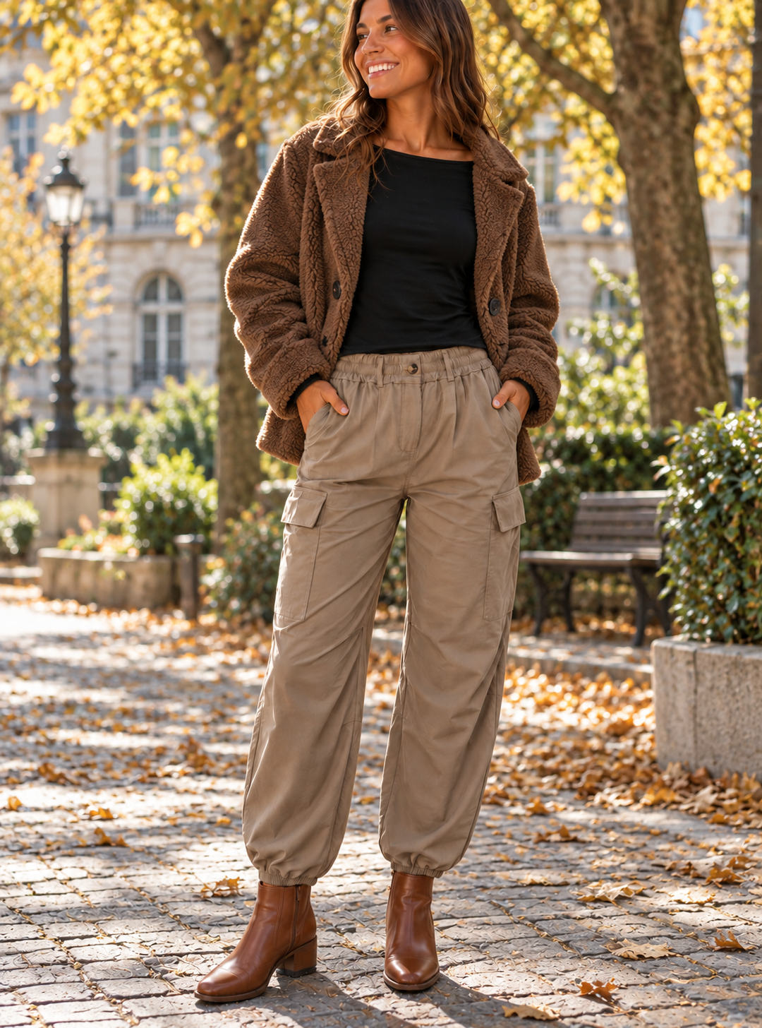 Bluse Ingrid - Sort Cashmere mix