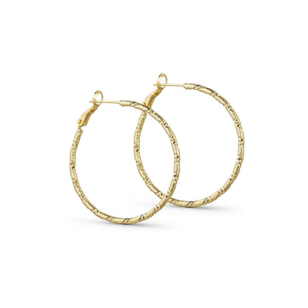 Øreringer ISADORA Hoops 18K forgylt