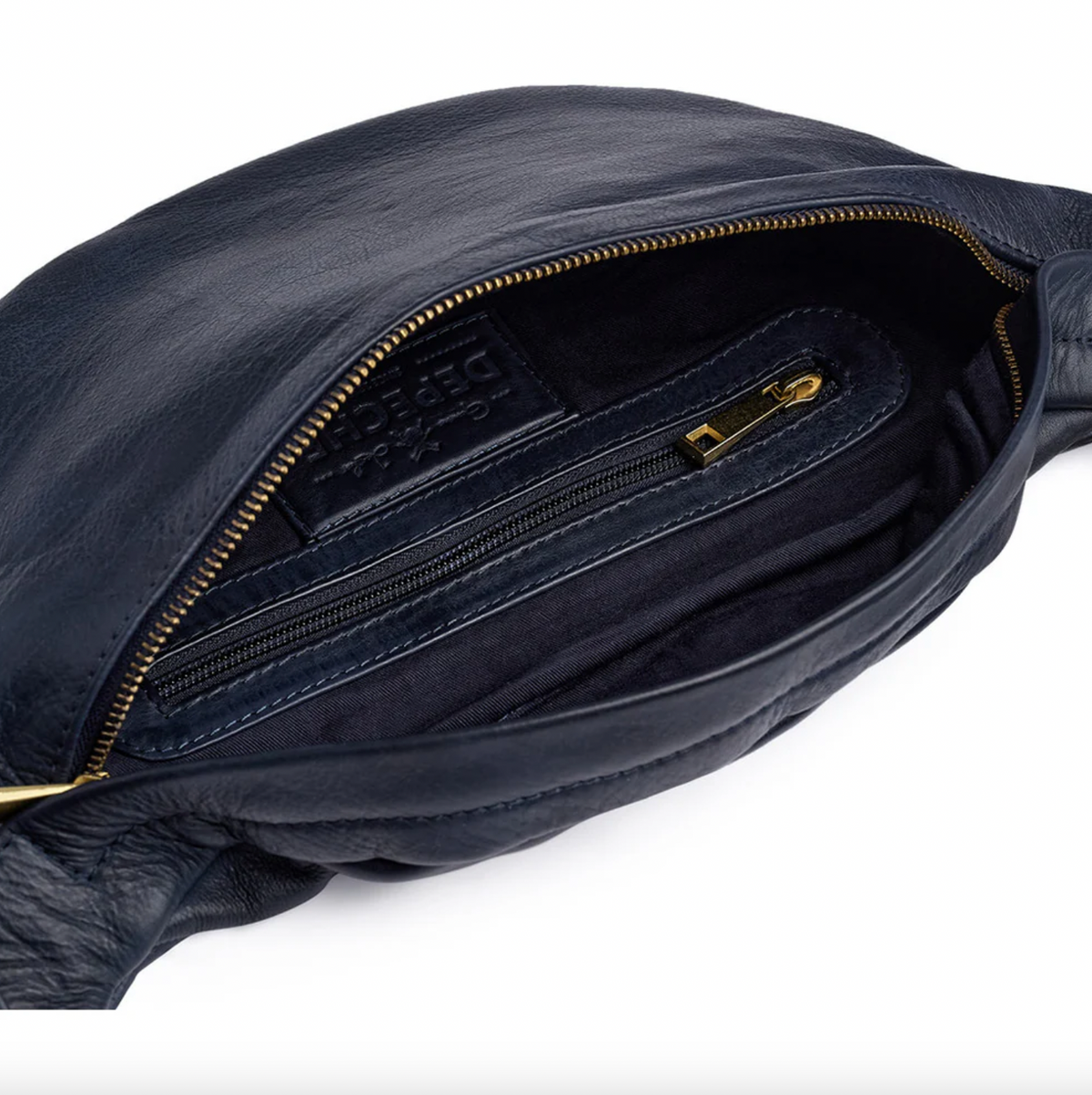 Cool Buffy Bumbag i smørmykt lær - Midnight Blue