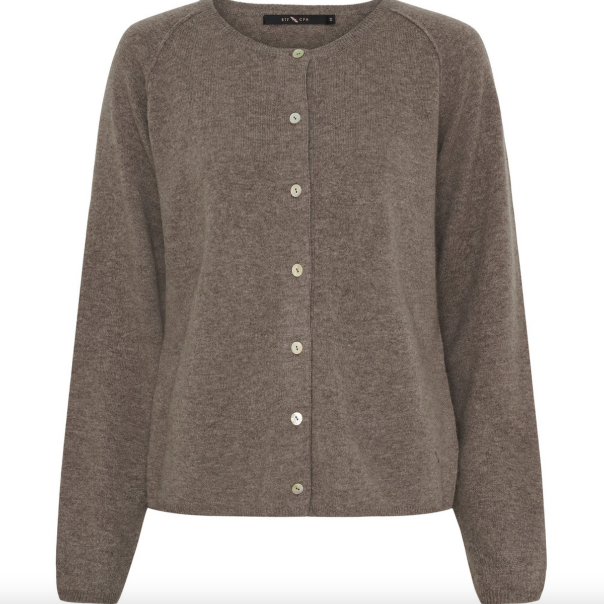 Cardigan Cashmere - Brown Melange