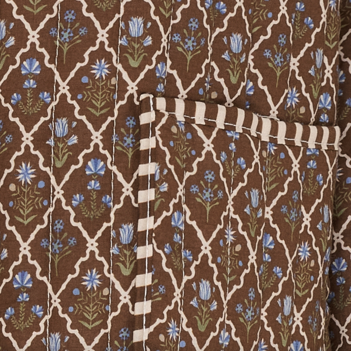 Jakke Quilt Brun