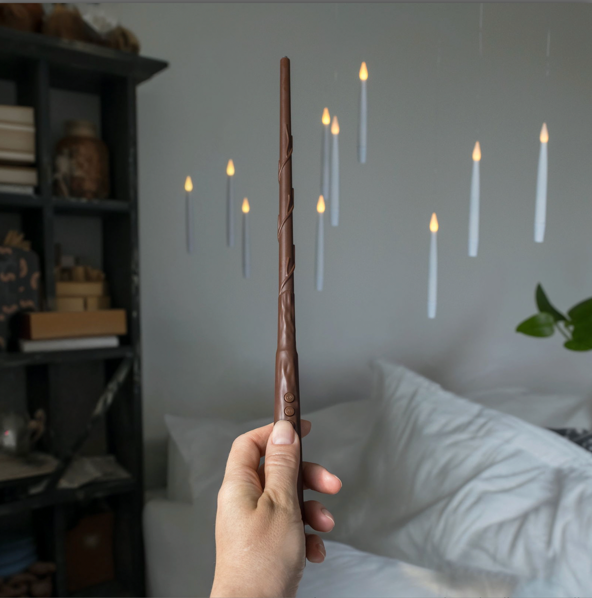 Svevende LED-lys - pakke med 10