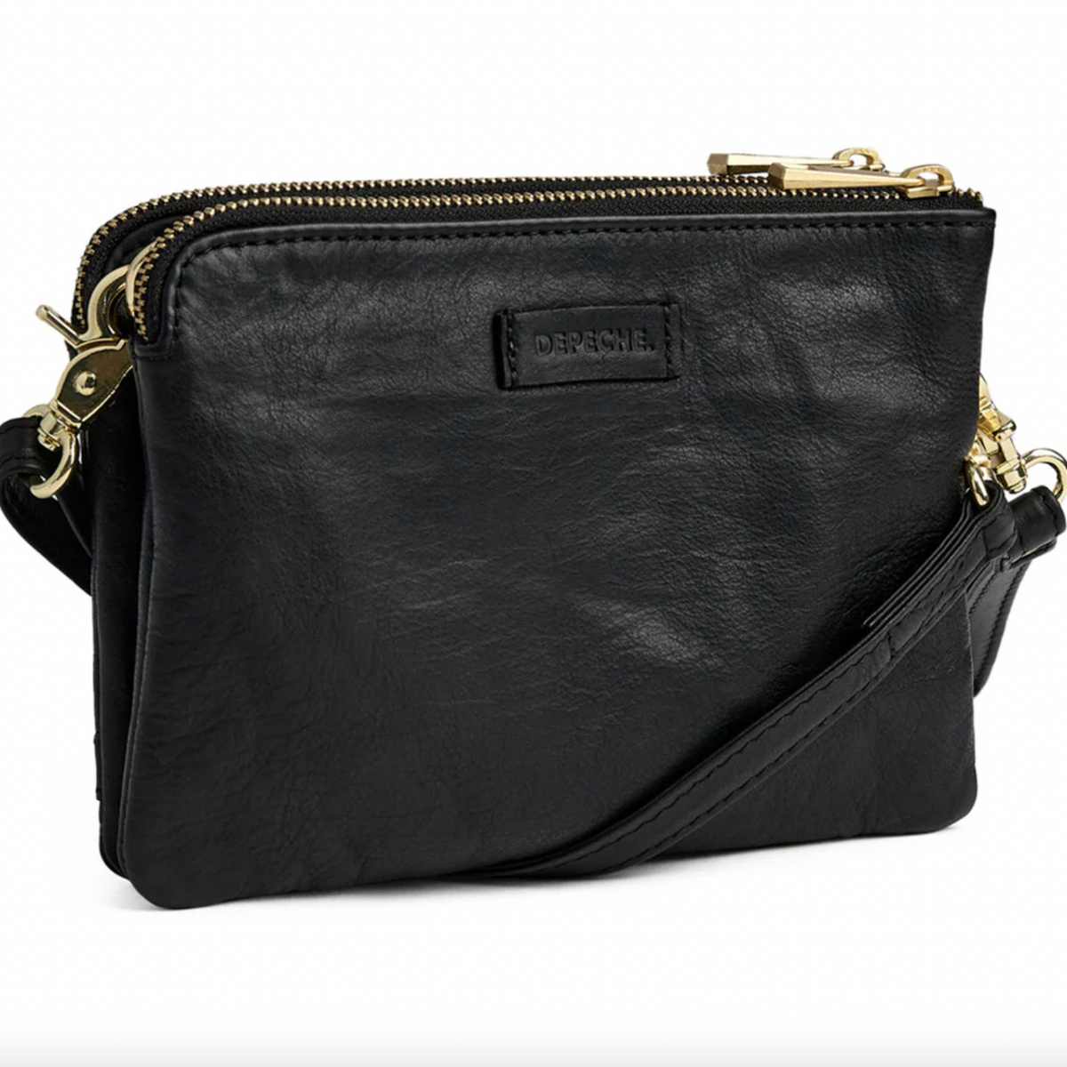 Clutch Selma- Svart / gull