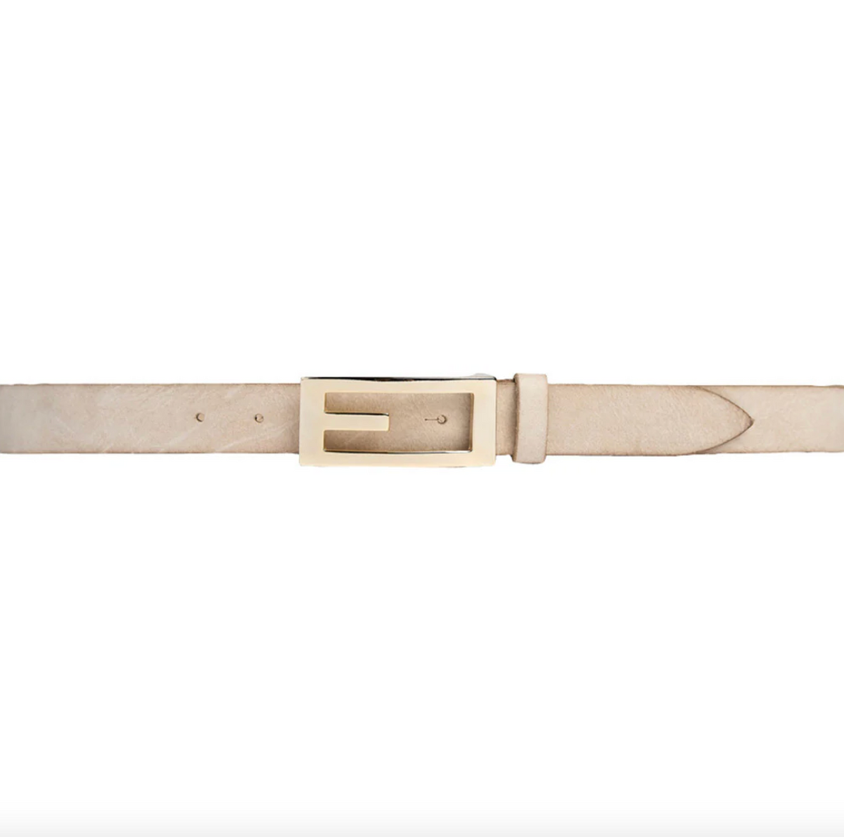 Jeans belte - Sand