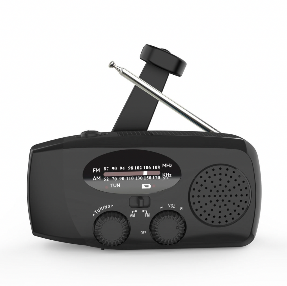 Nødradio med powerbank