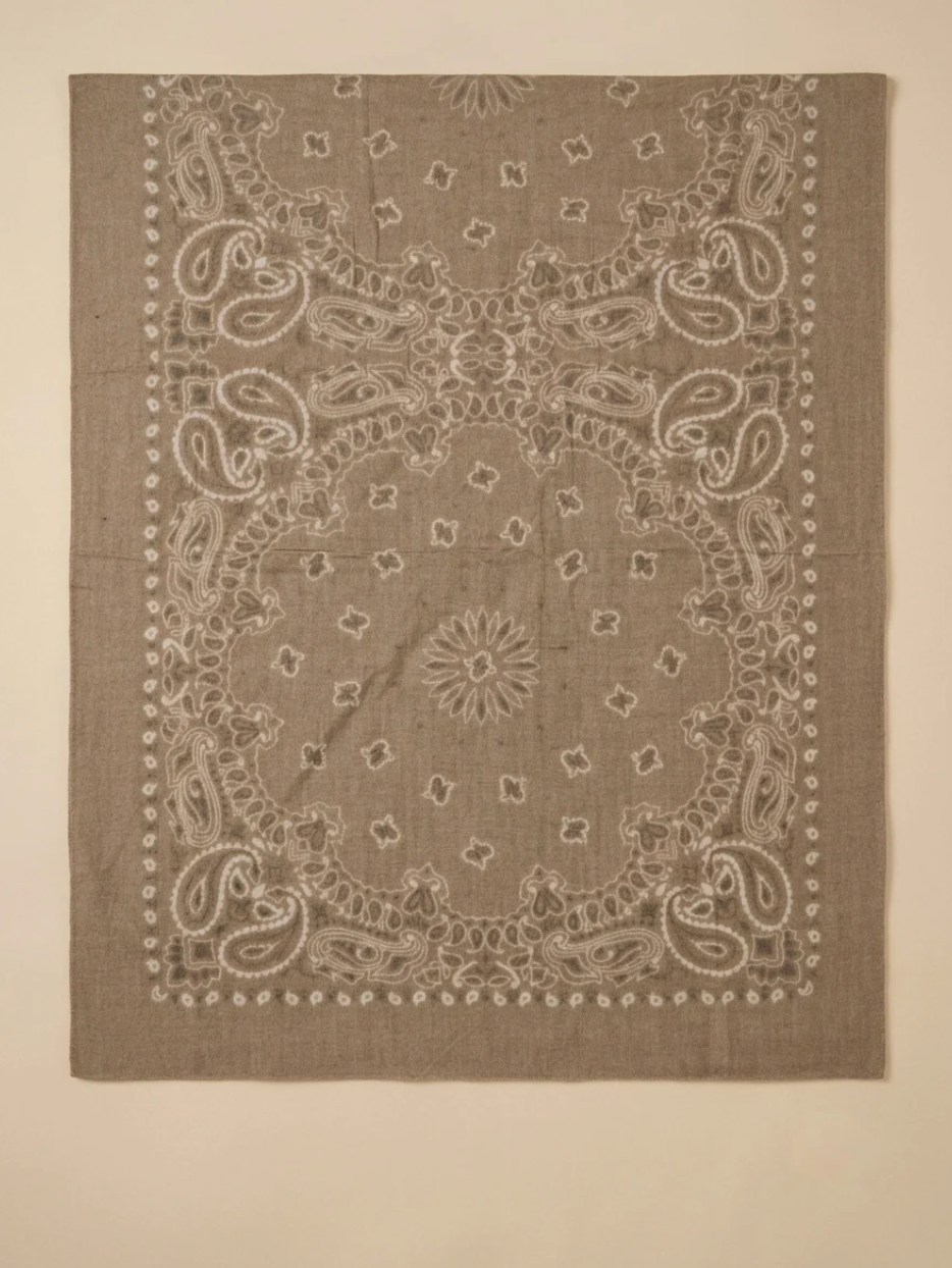Skjerf Cashmere mix - taupe