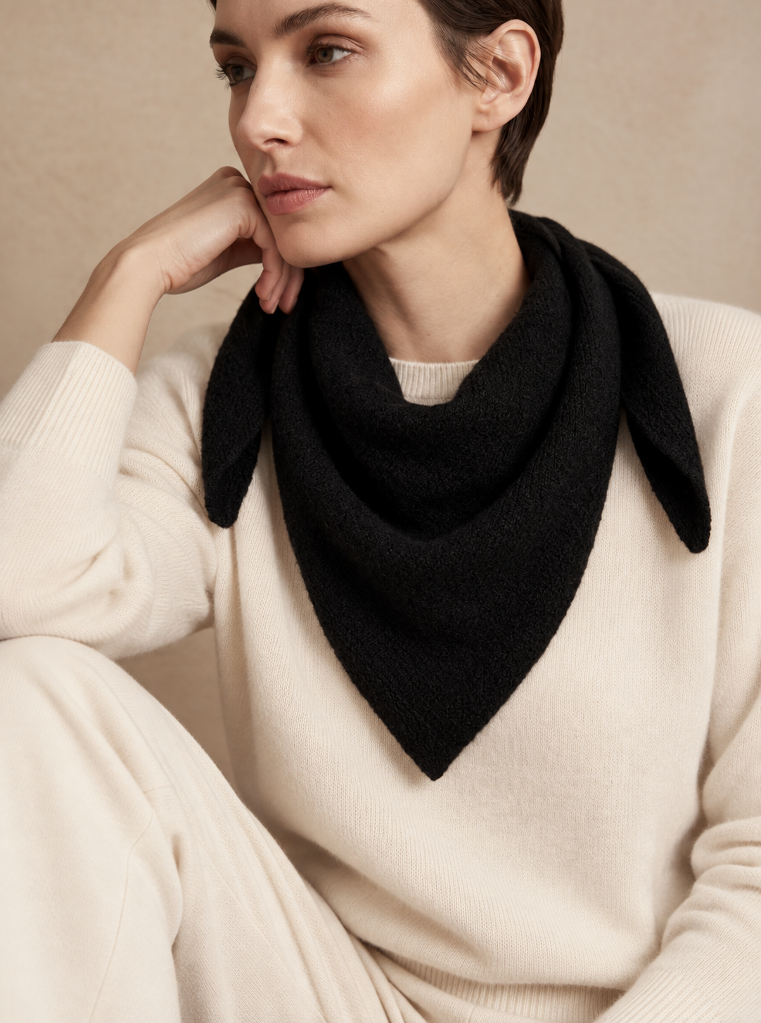 Skjerf Black
