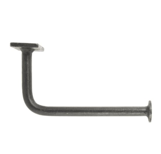 Toiletrulleholder i rå jern - industrielt design - VIAMAJA.DK