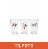 Drikkeglass jul - Pakke med 3 stk