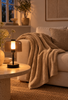 Bordlampe oppladbar – sort