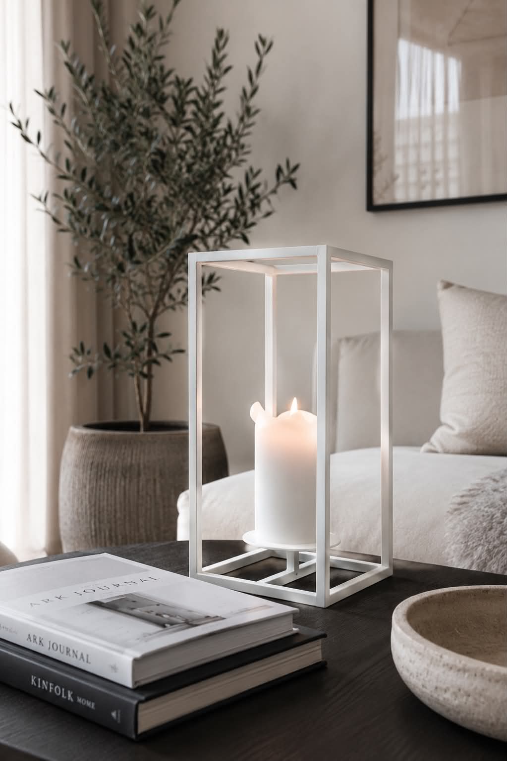 VIAMAJA Cube stage for bloklys - Stor – Hvit