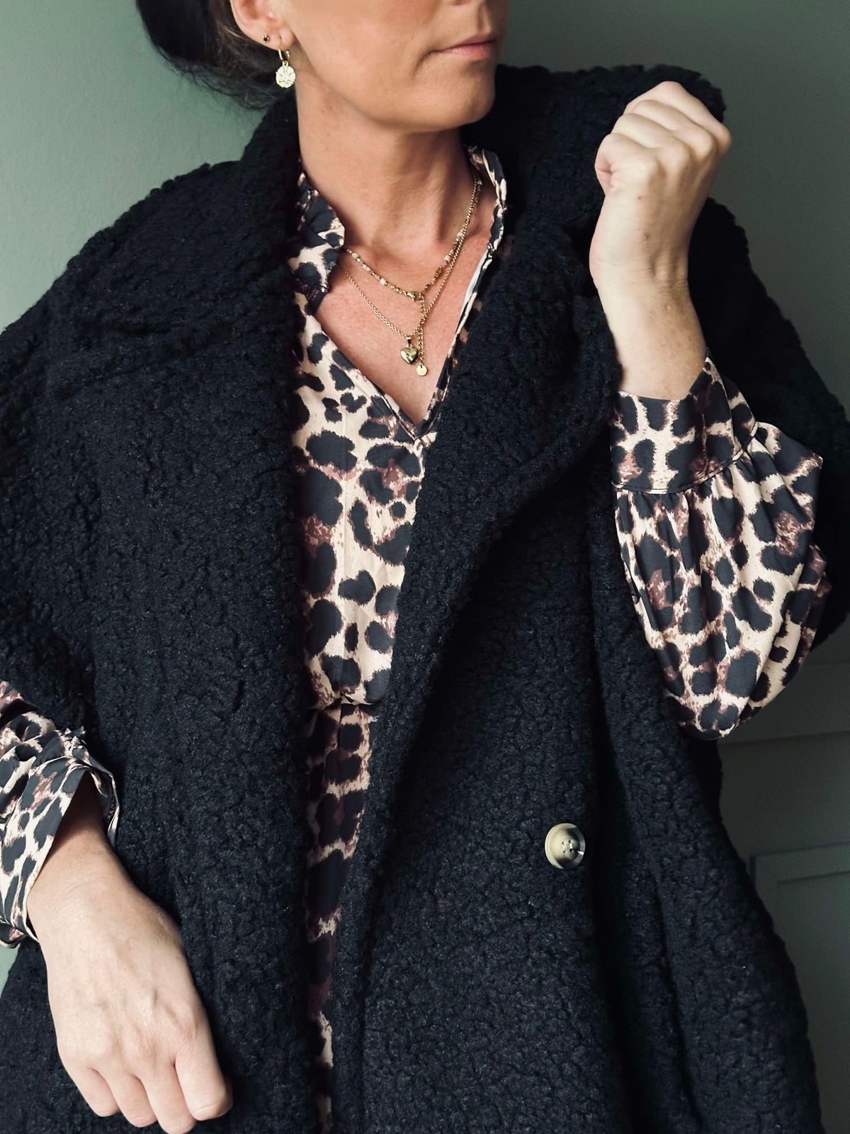 Vest oversize Molly Black
