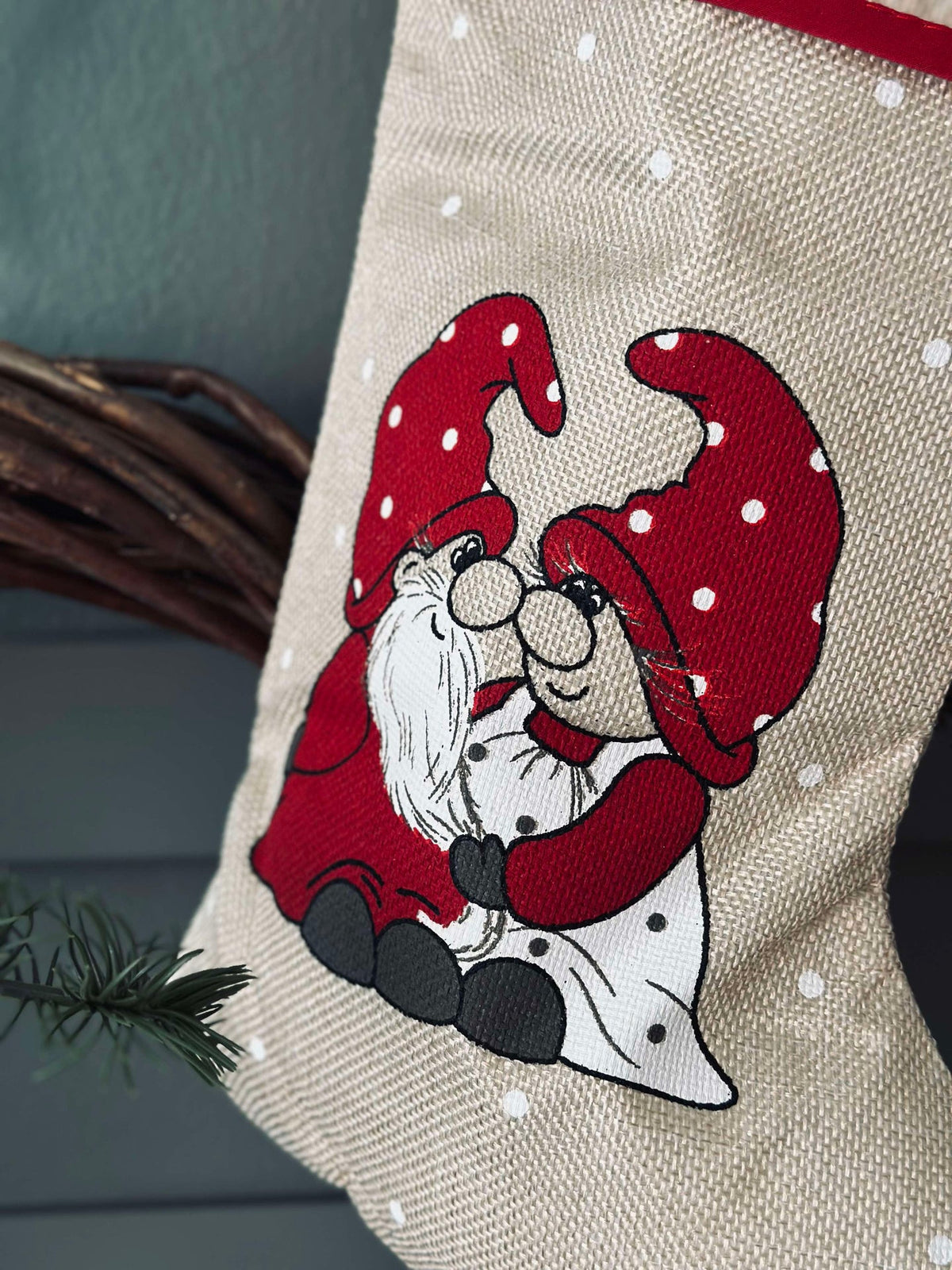 Julesokk med nisser