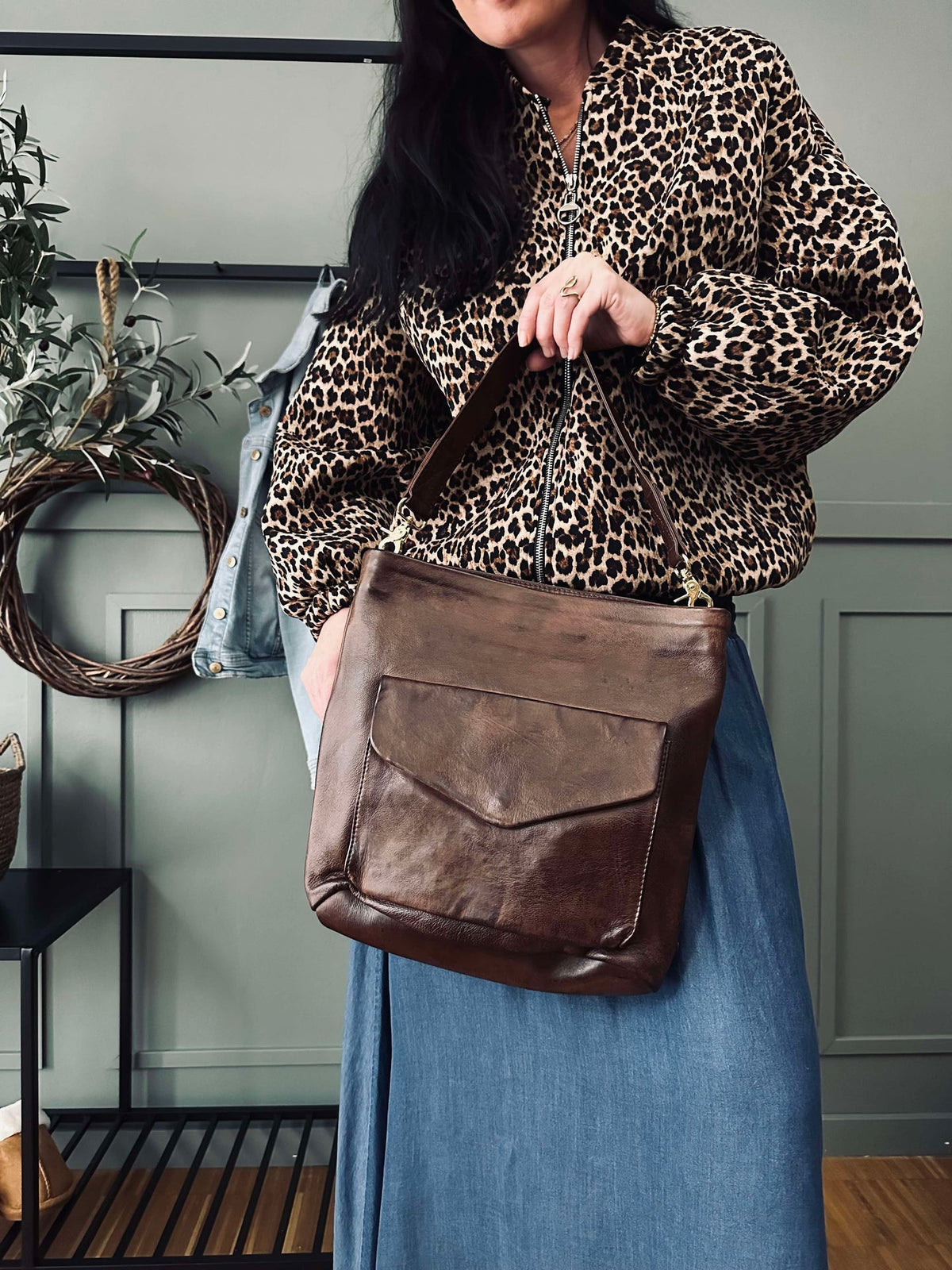 Arbeidsveske Tilda - Brandy