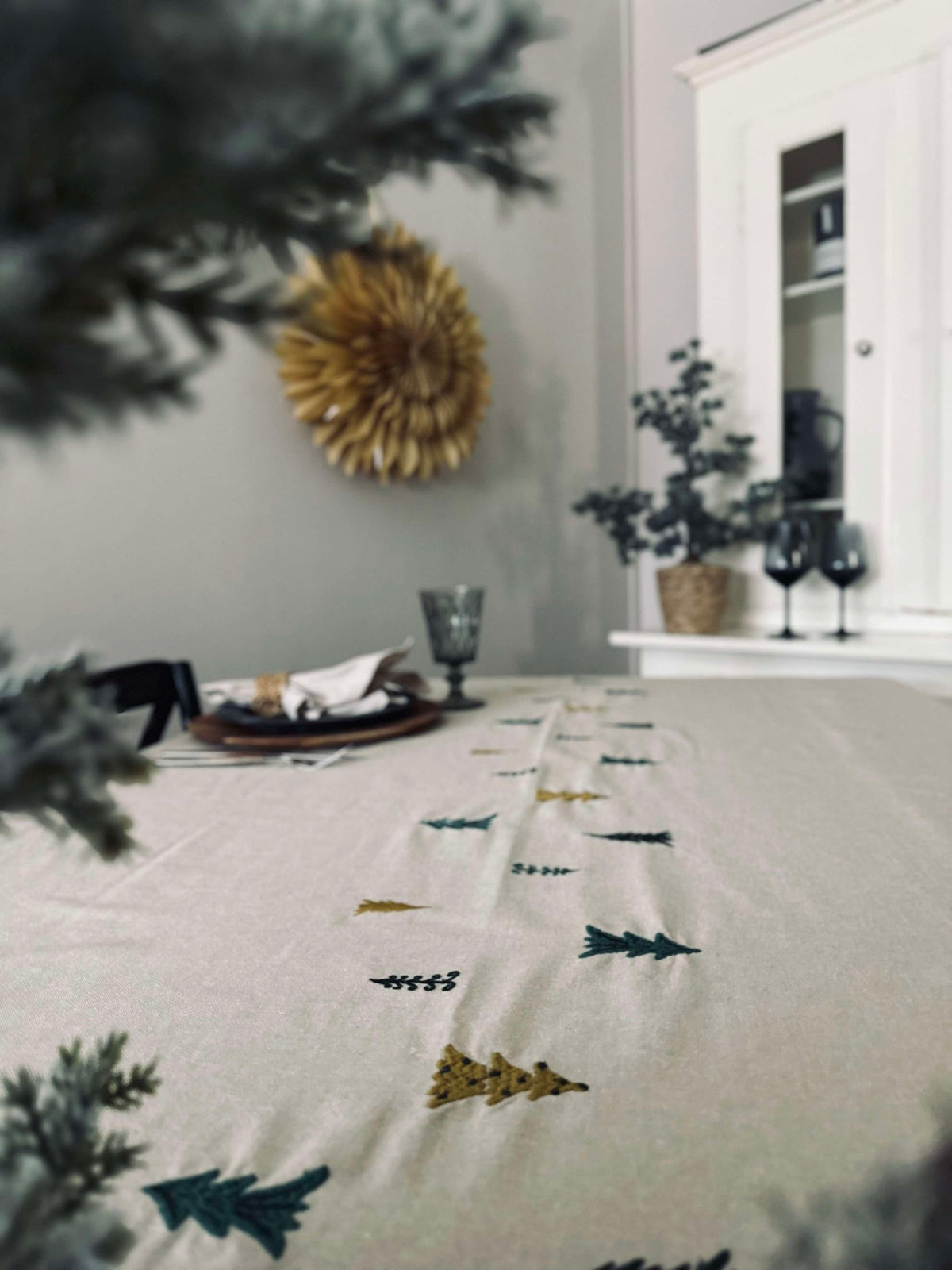 Juleduk Bomull - 140x270