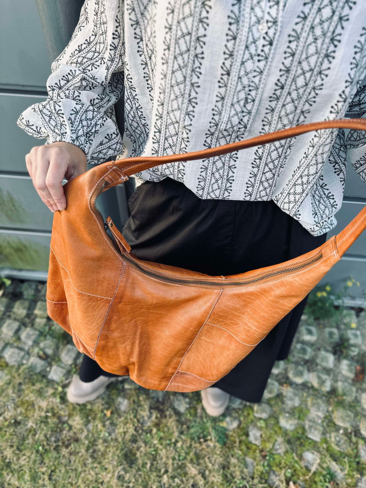 Skulderveske Big cognac