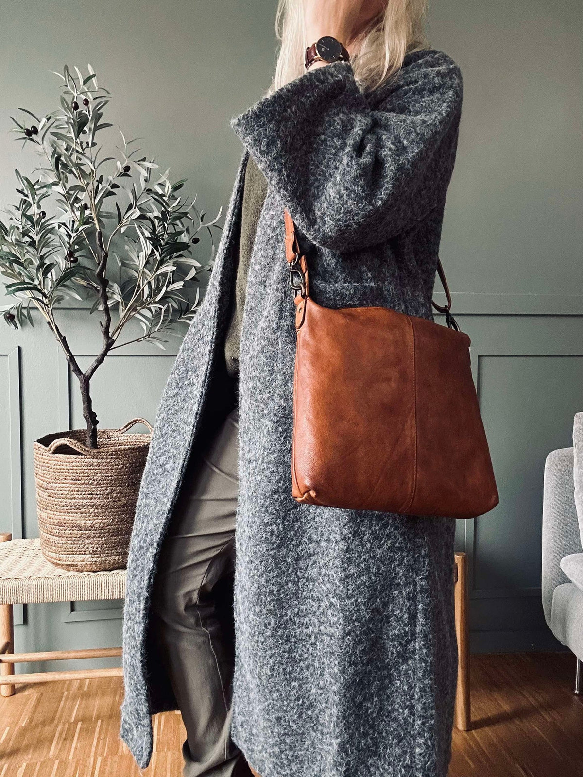 Jakke Belina - Oversize Grå