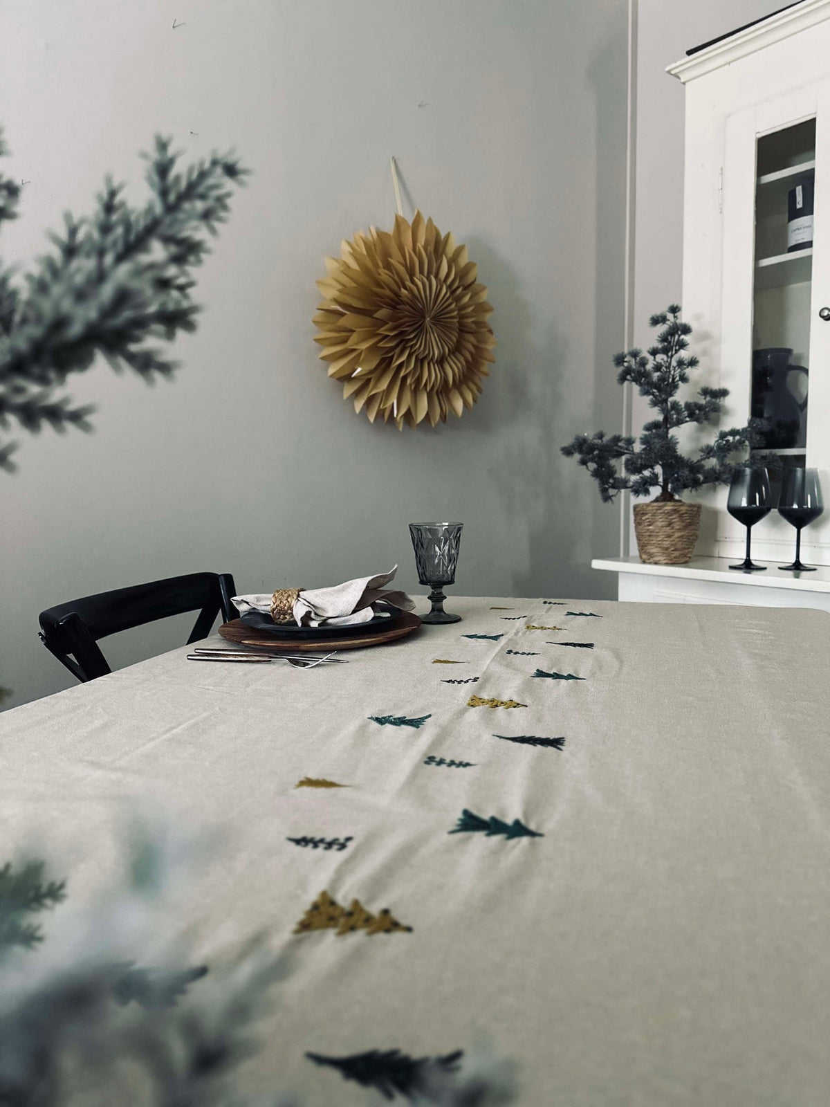 Juleduk Bomull - 140x270