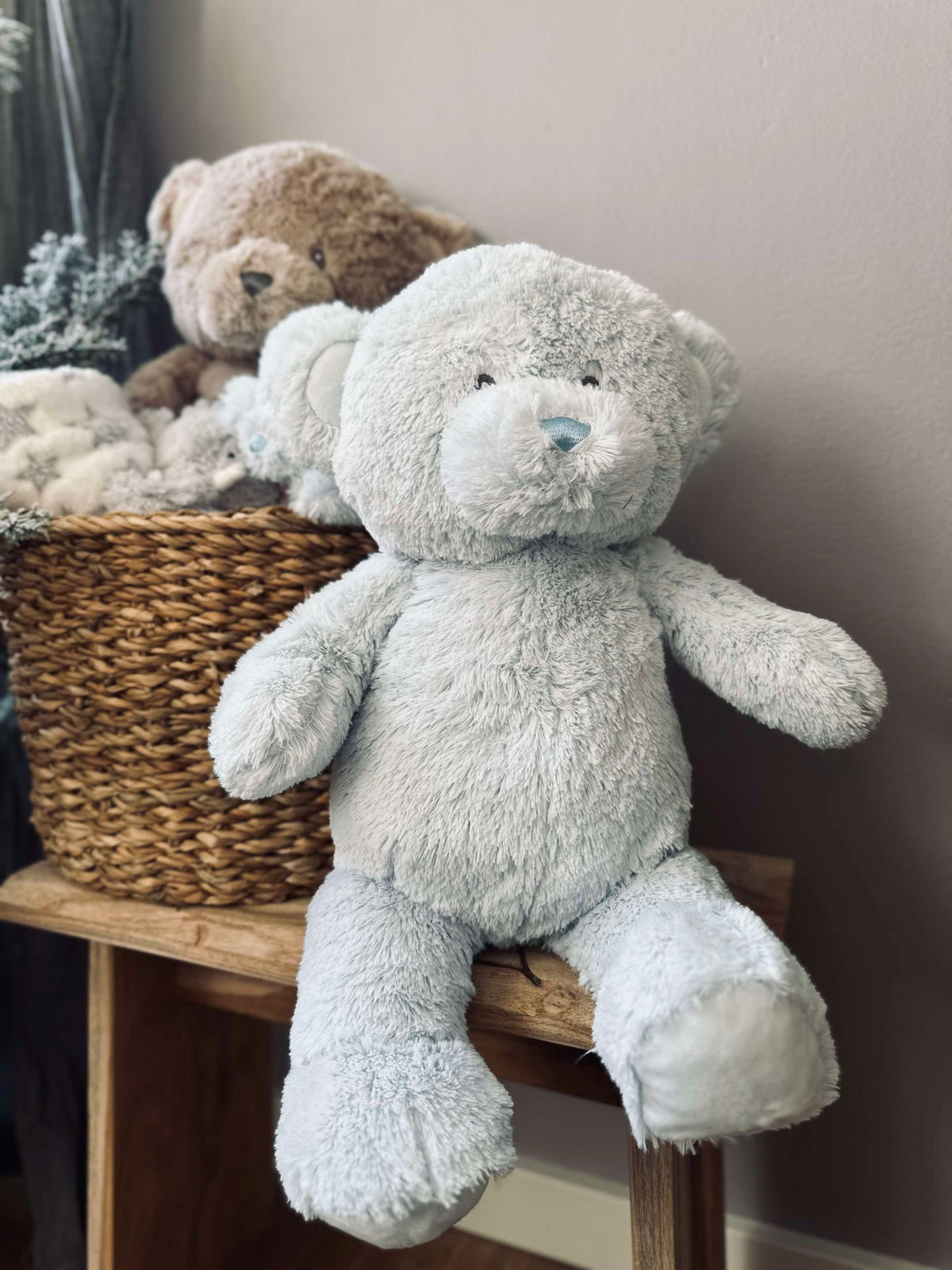 Bamse 43cm - Blå
