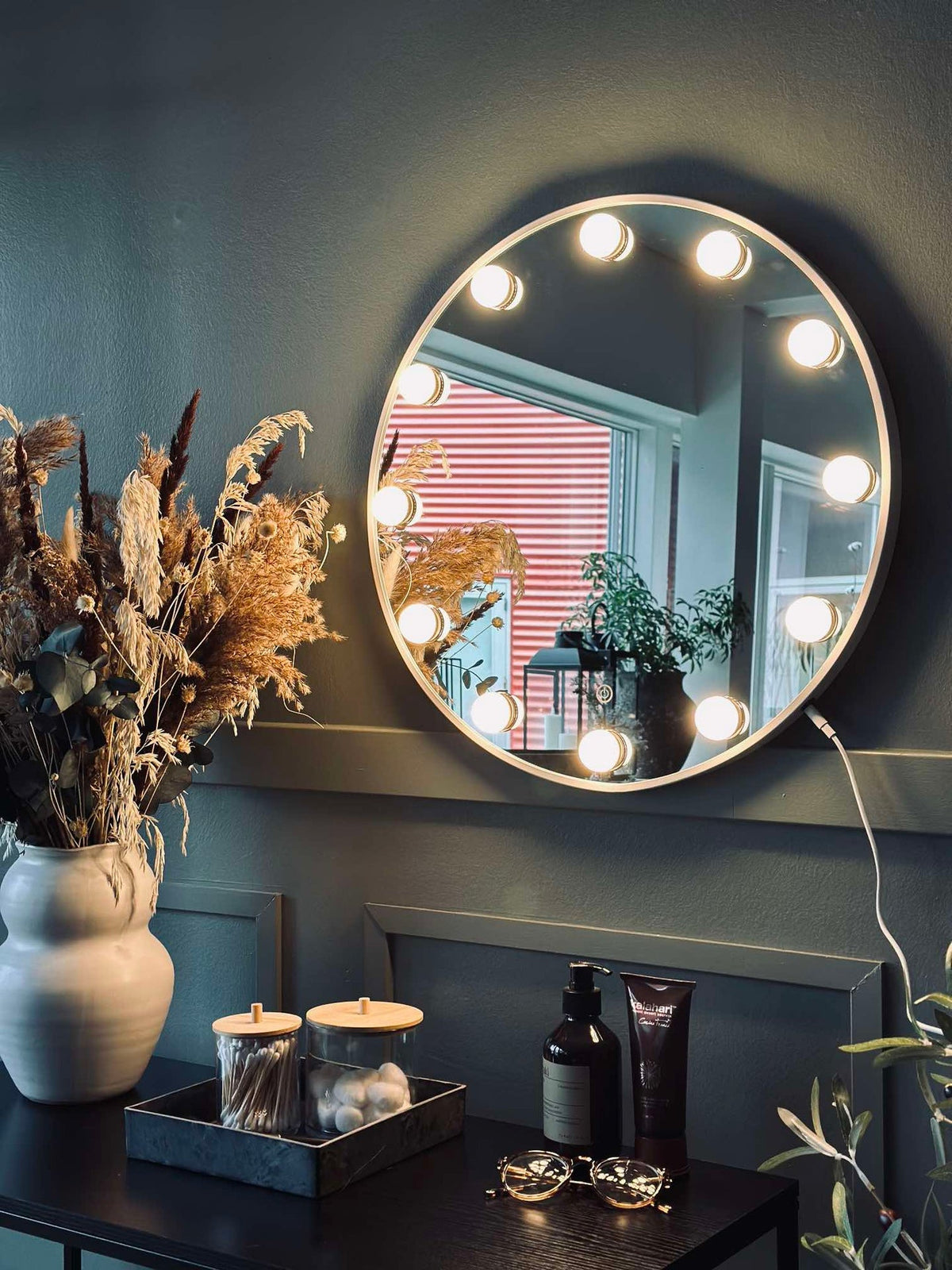 Hollywood Makeup Speil med lys - Dia 50cm