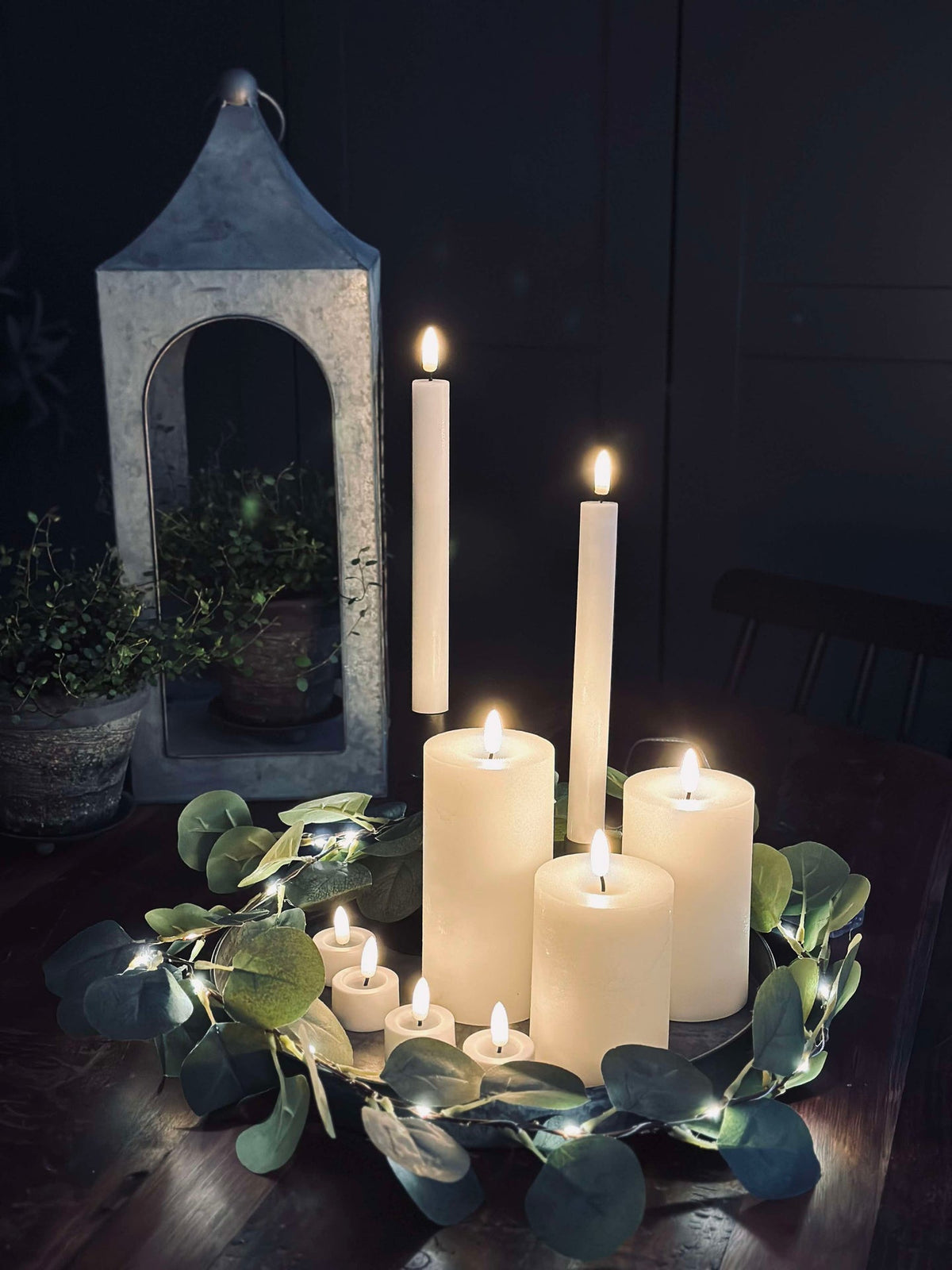 LED-lyspakke med 9 LED-lys - inkl. fjernkontroll