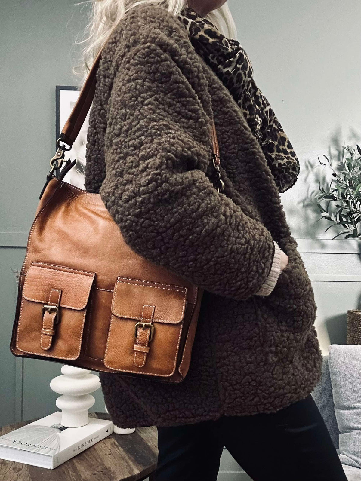 Jakke Lucile Brown teddy