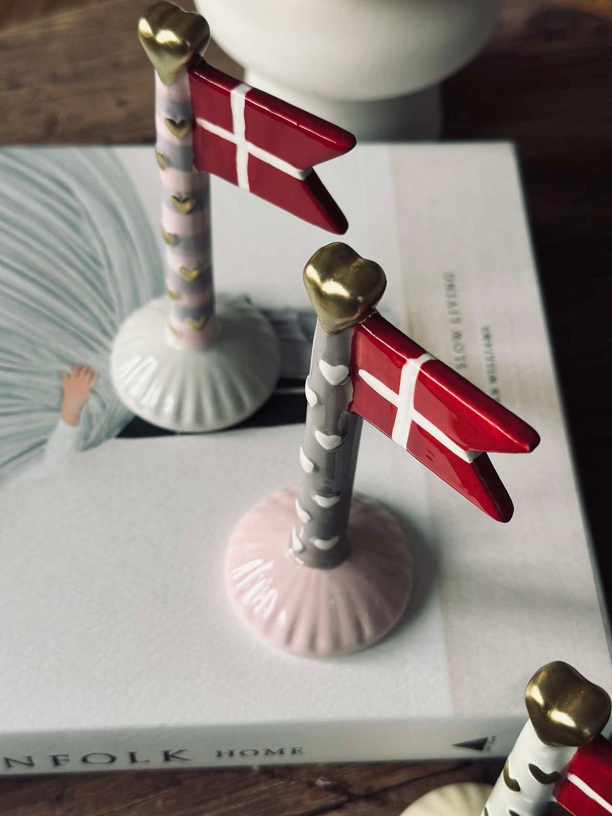 Flagg keramikk – Hjerte-miks