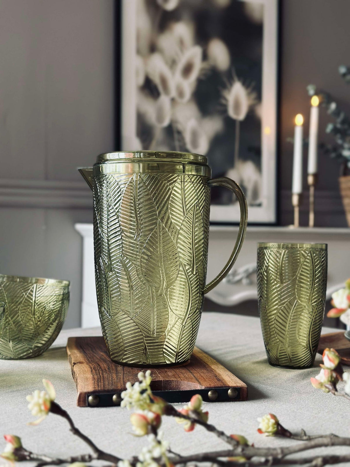 Drikkeglass Green Leaf - 650 ml.