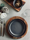 Tallerken Norma 20 cm - Stone grey 2 stk.