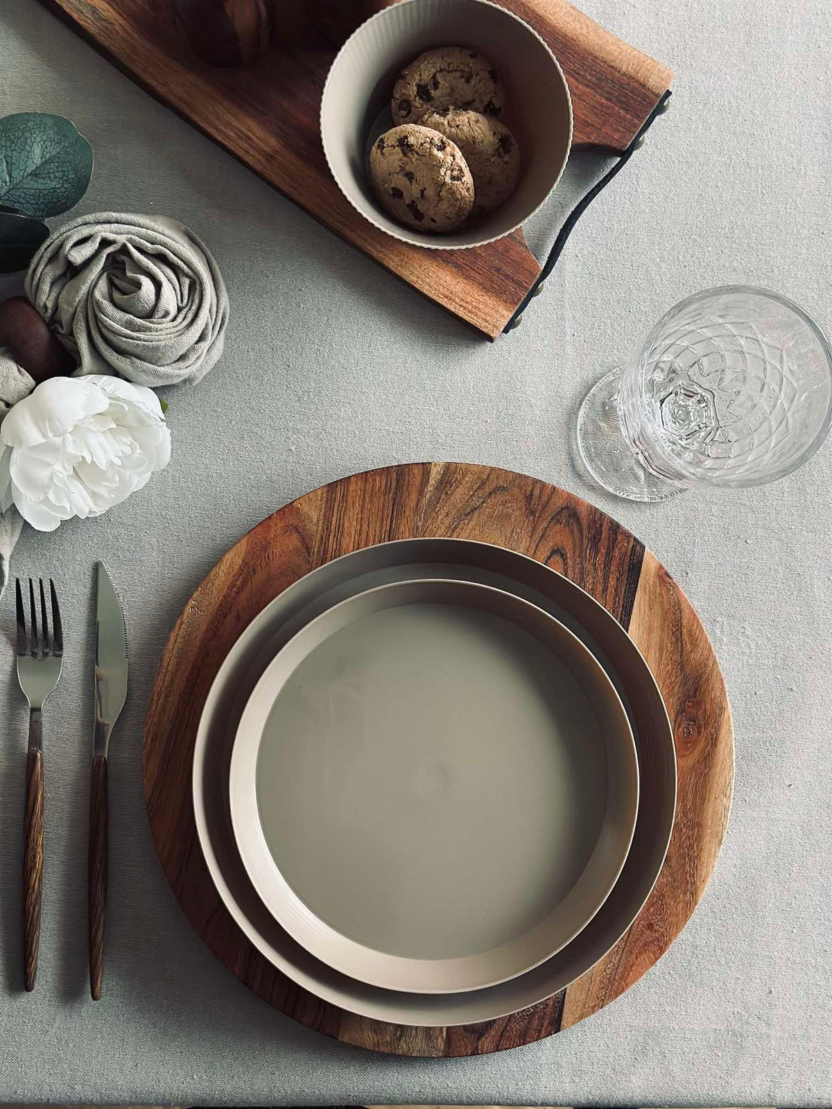 Tallerken Norma 24cm - Mocca 2 stk.