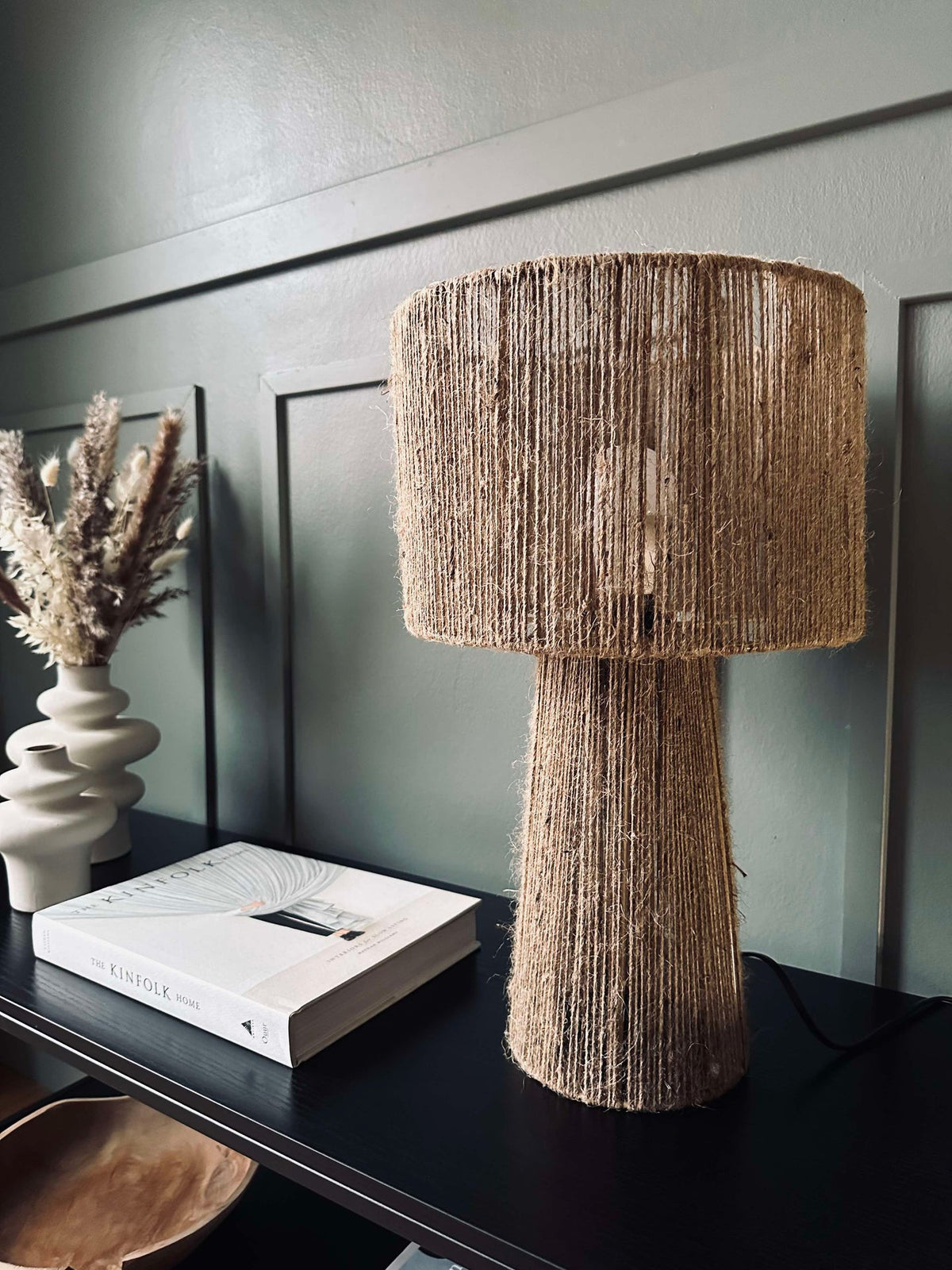 Bordlampe Jute