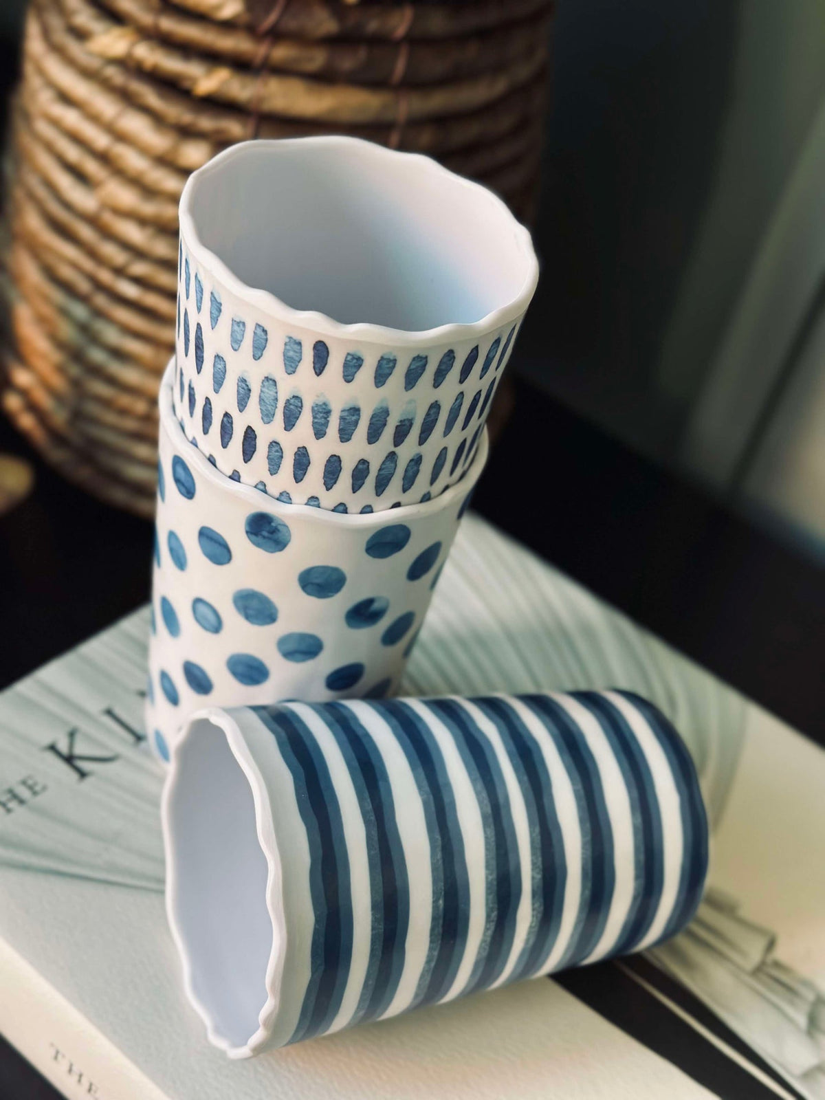 Kopp Blue Melamin - Mix