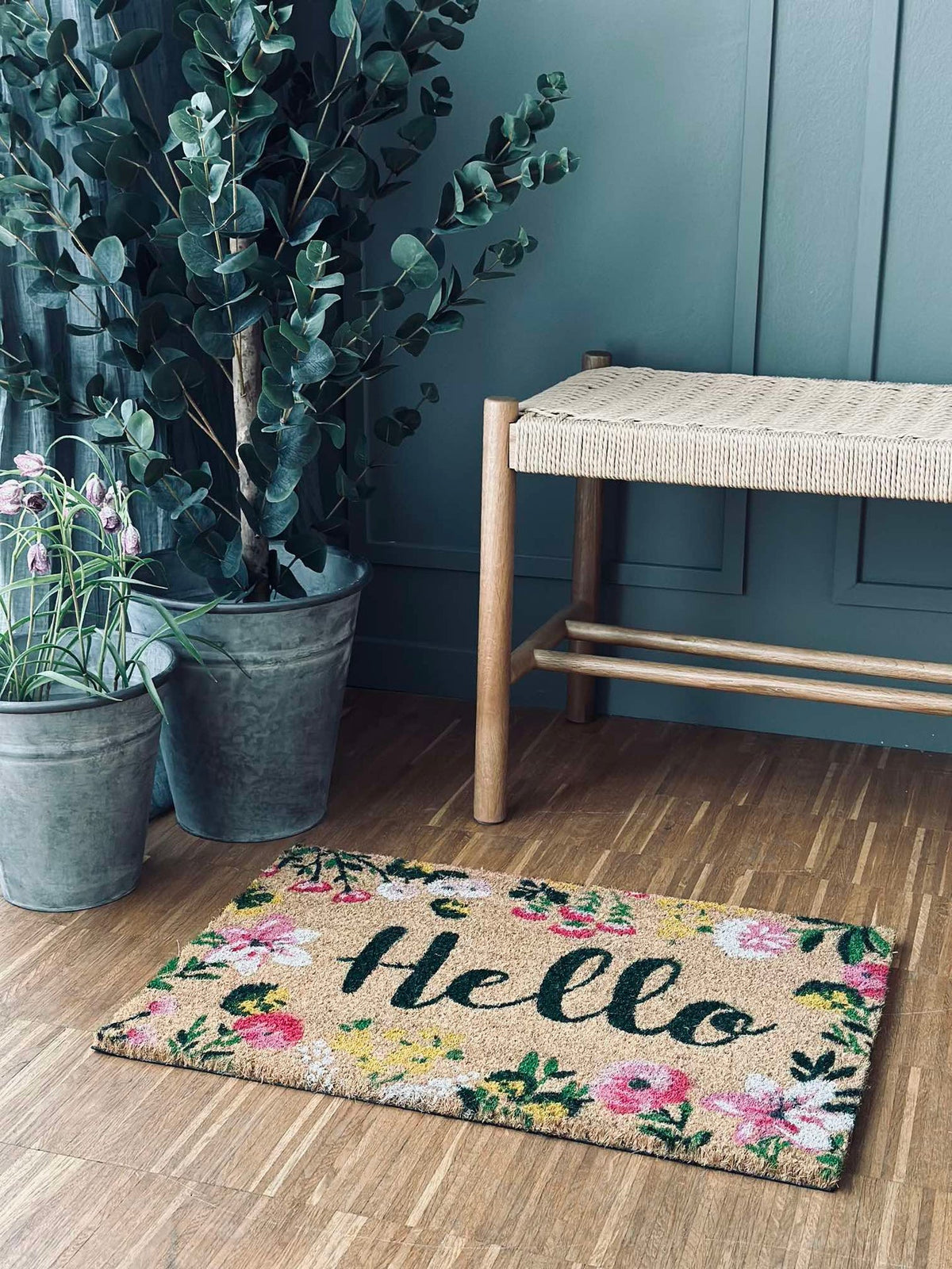 Dørmatte Hello Flora