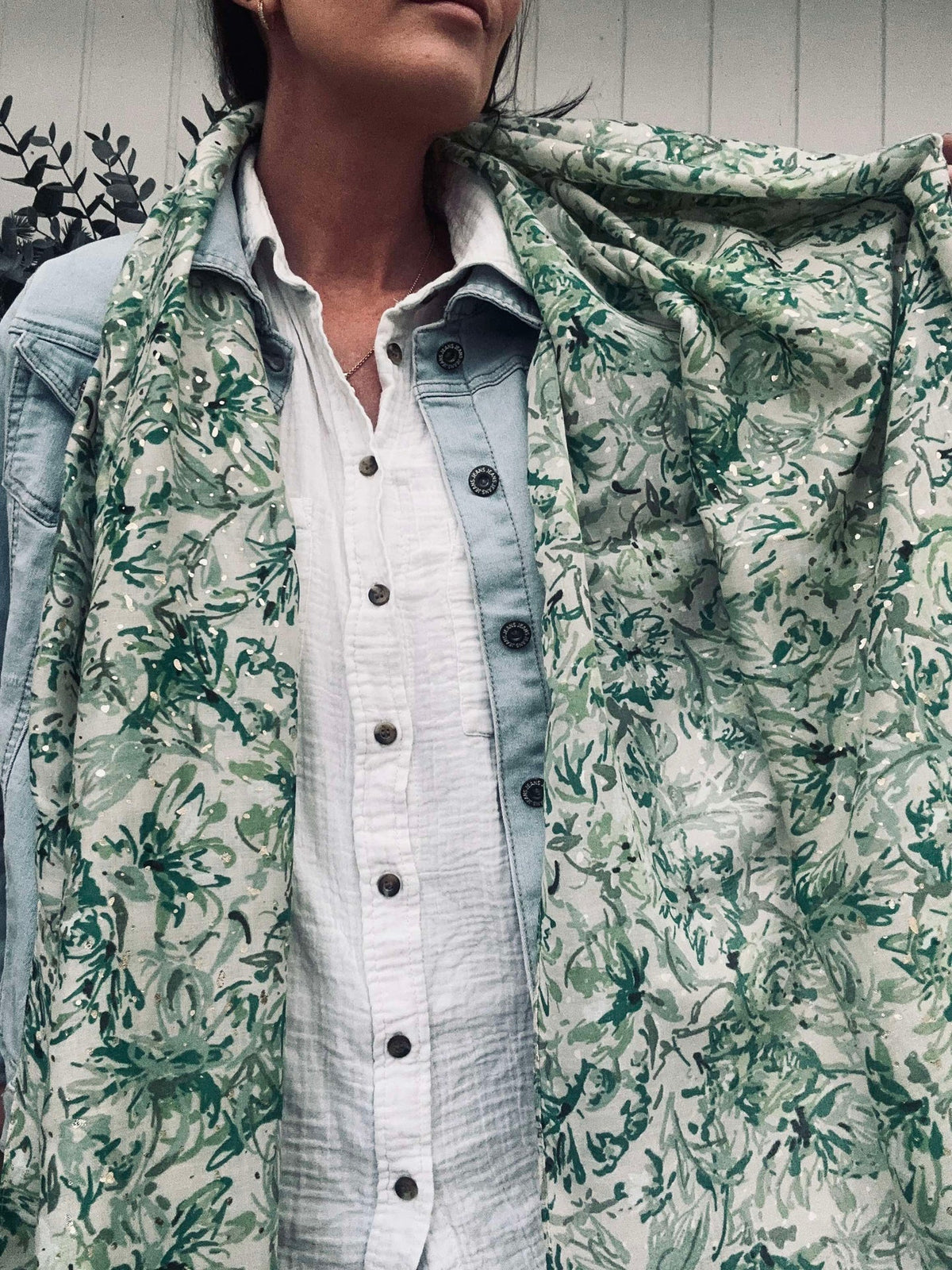 Skjerf Nelly Green