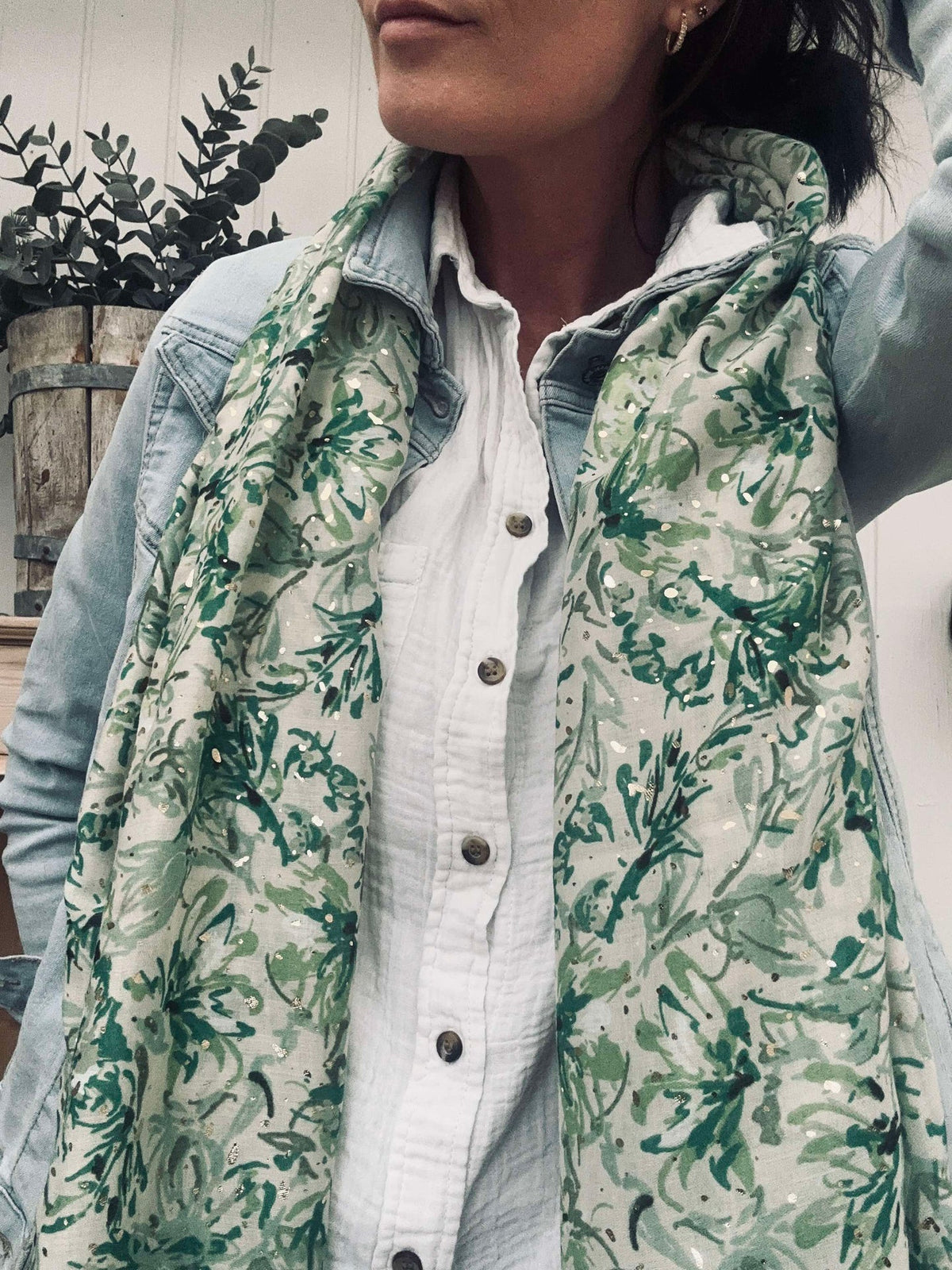 Skjerf Nelly Green