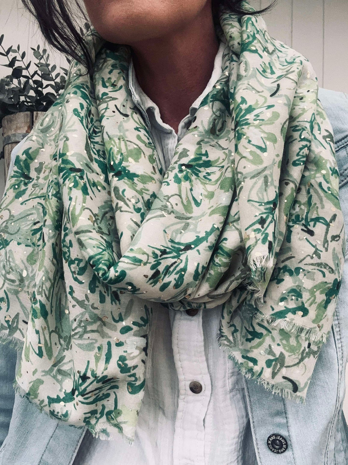 Skjerf Nelly Green