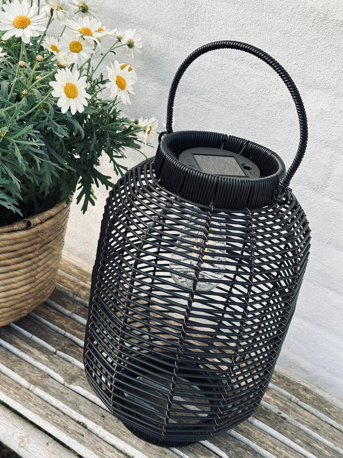 Lanterne Solar Molly Black – Small