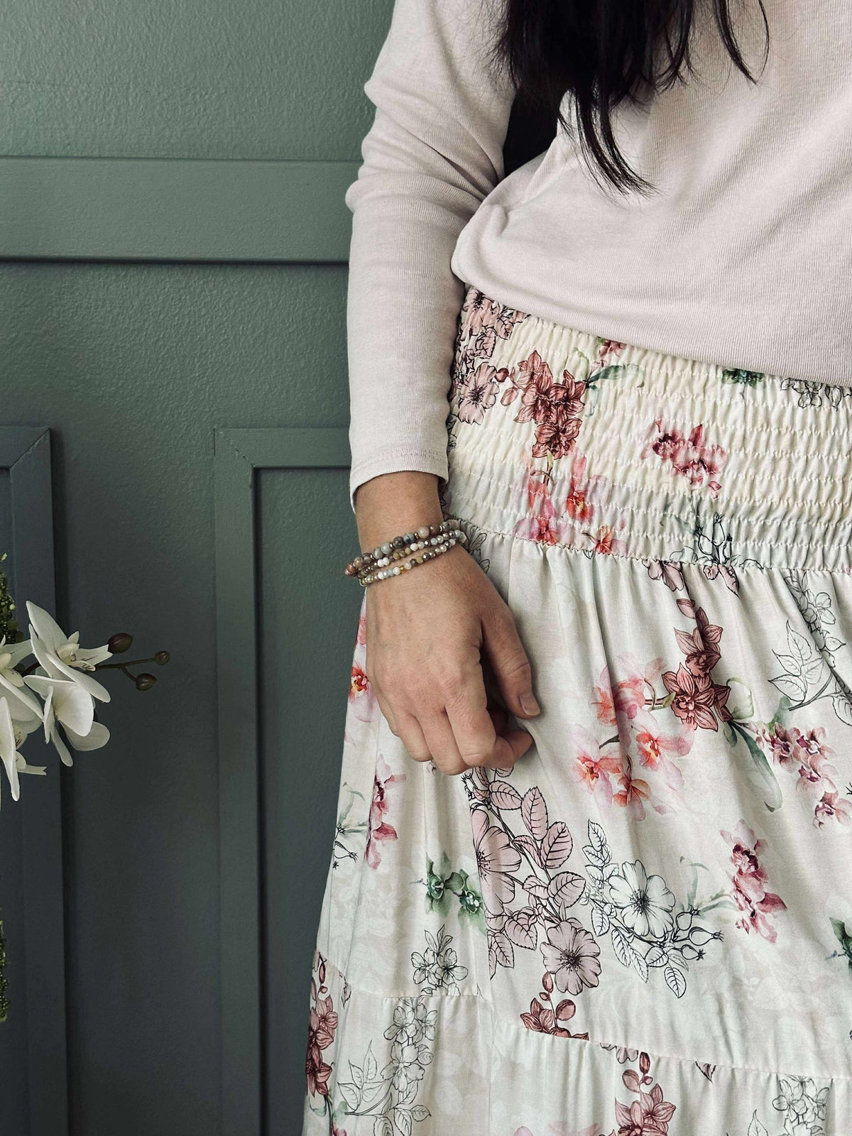 Skjørt Anika Rose flower