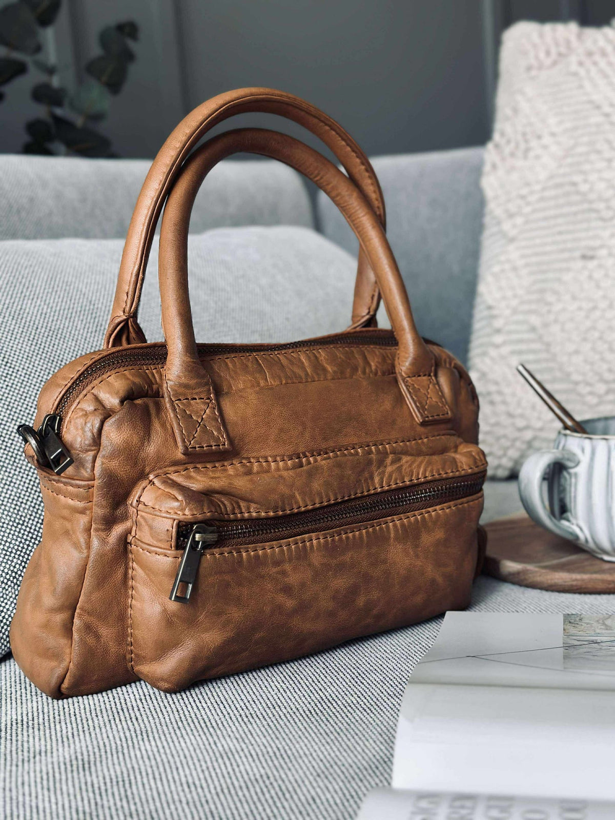 Crossbody BINE - Cognac