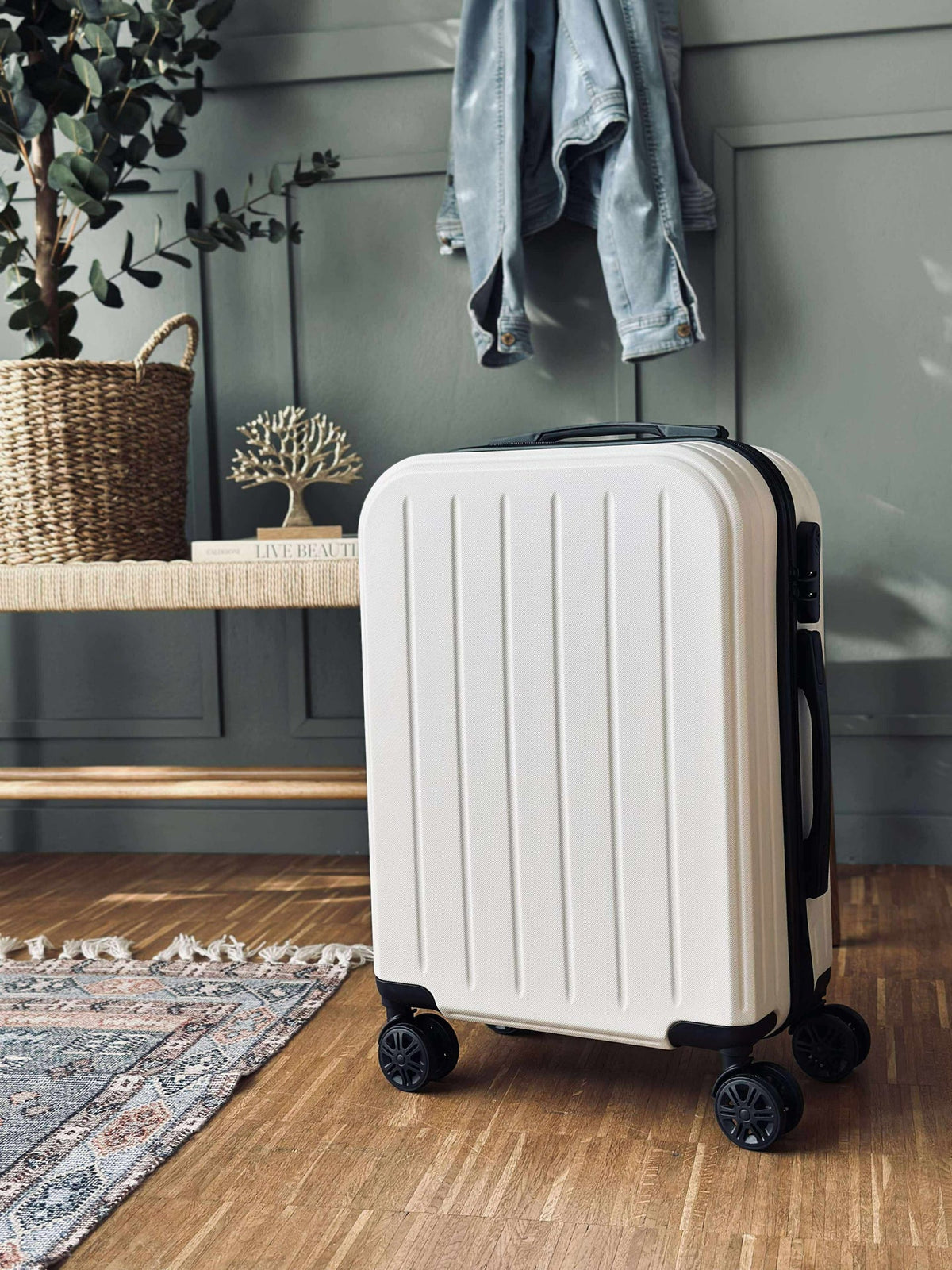 Koffert Trolley - Beige