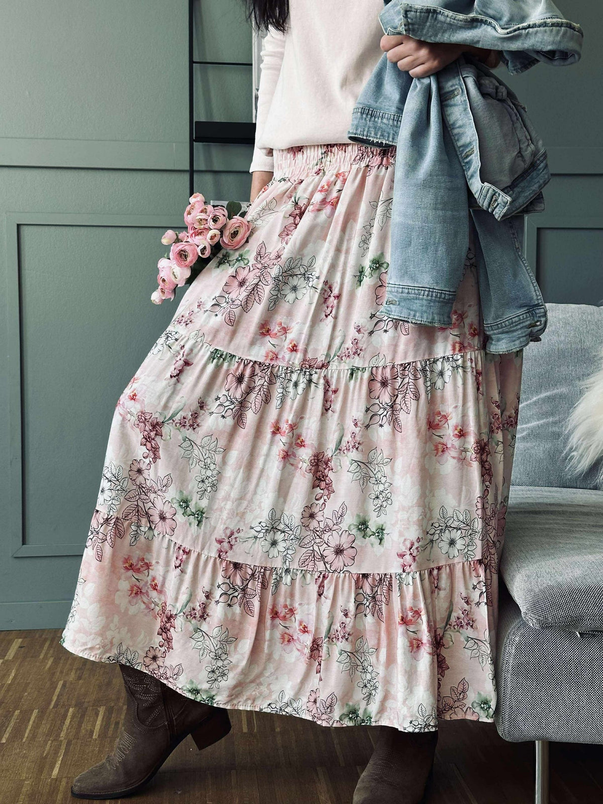 Skjørt Celeste Rosa