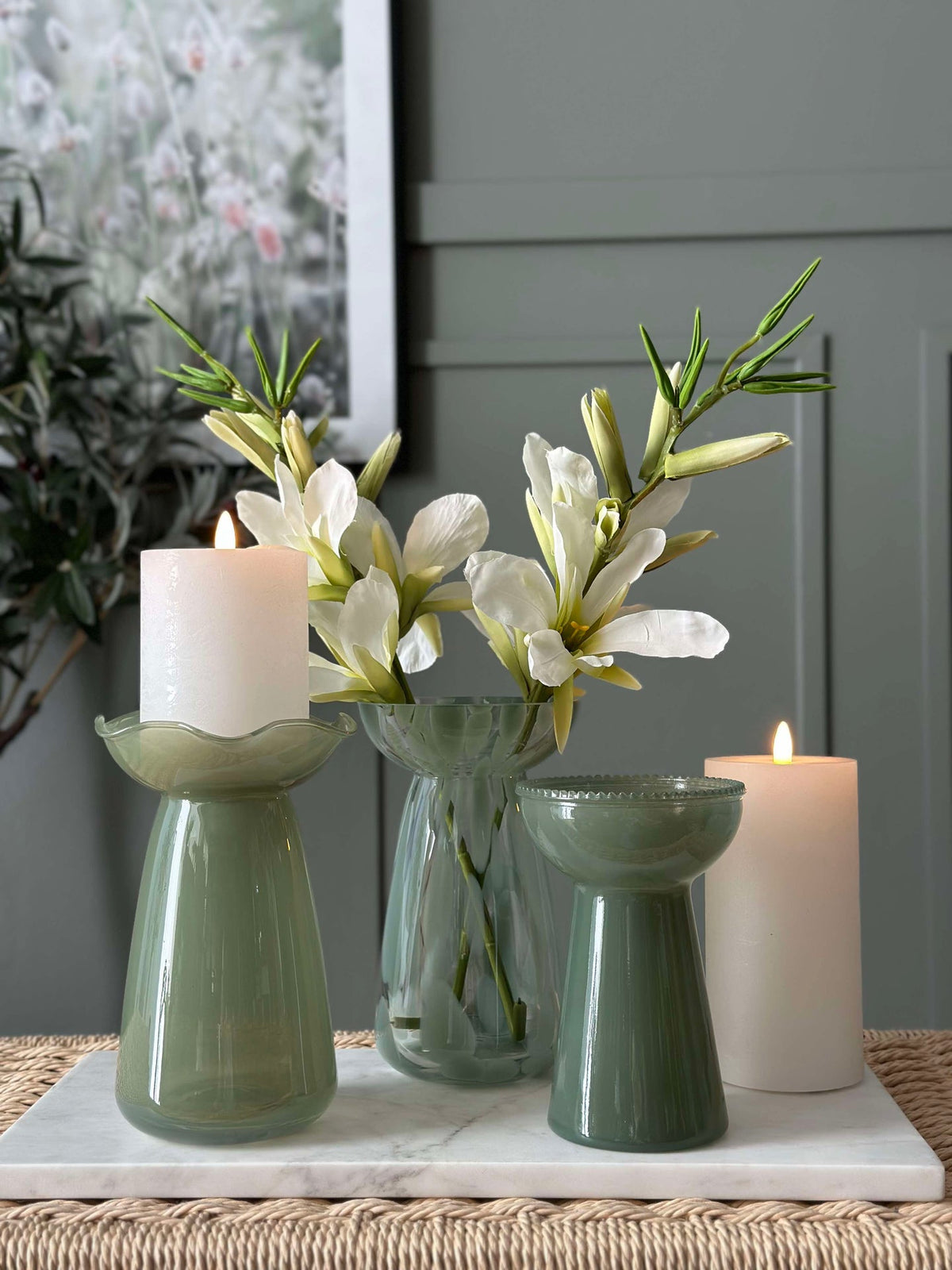Hyasintvase Lara - Grønn